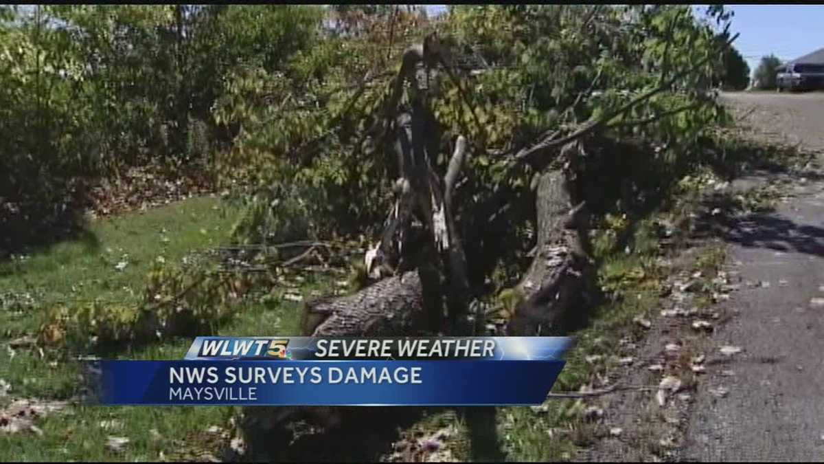 Maysville residents cleaning up after Tuesday's severe weather