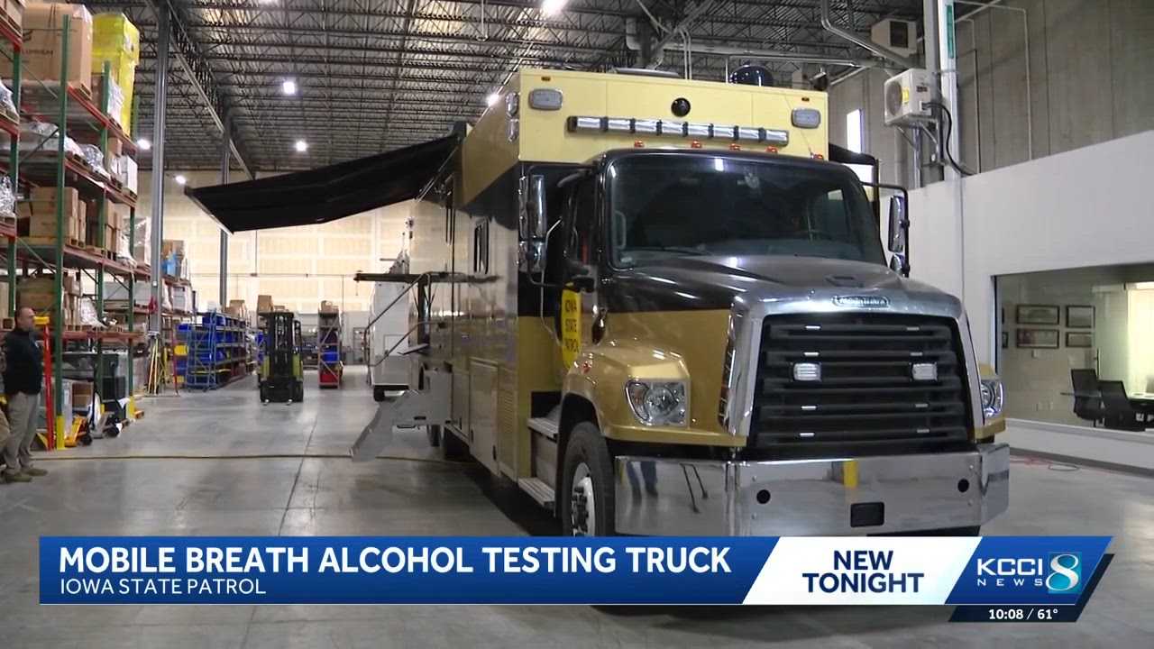 Iowa State Patrol introduces mobile breath alcohol testing truck