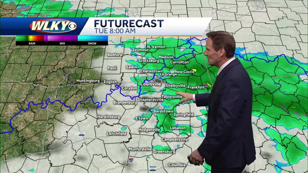Light rain returns later tonight into early Tuesday