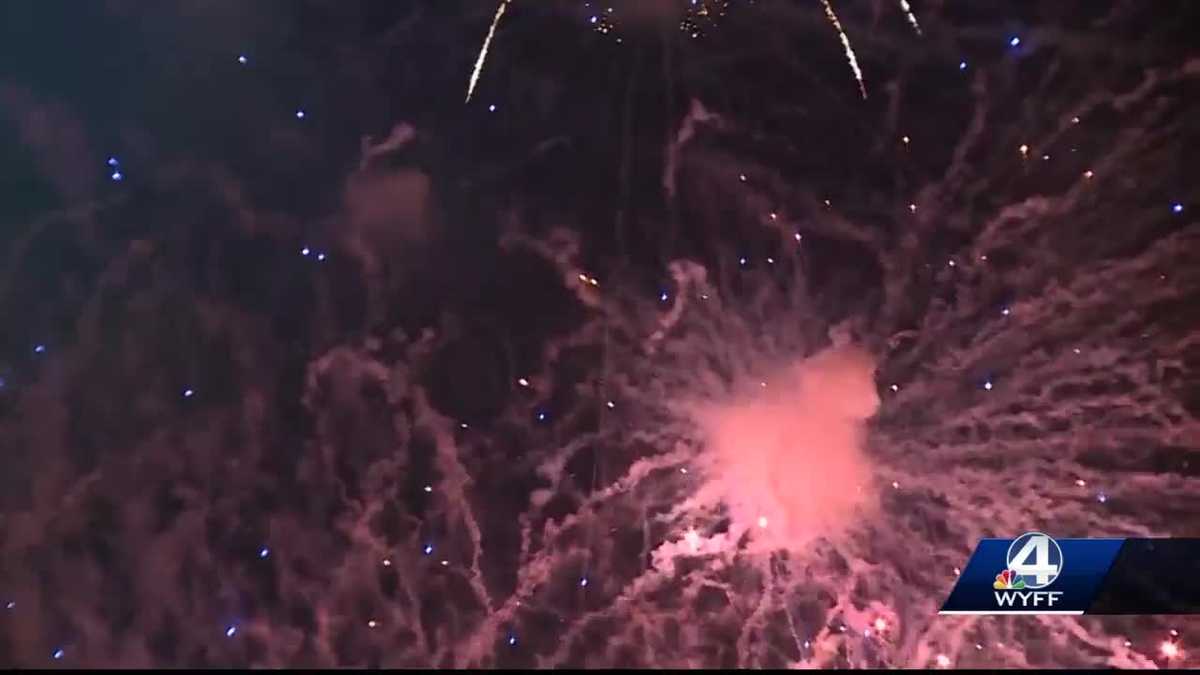 Behind the boom of a fireworks show in Greenville