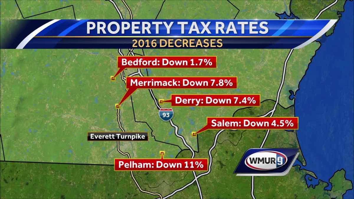 Multiple NH towns report decreased property taxes