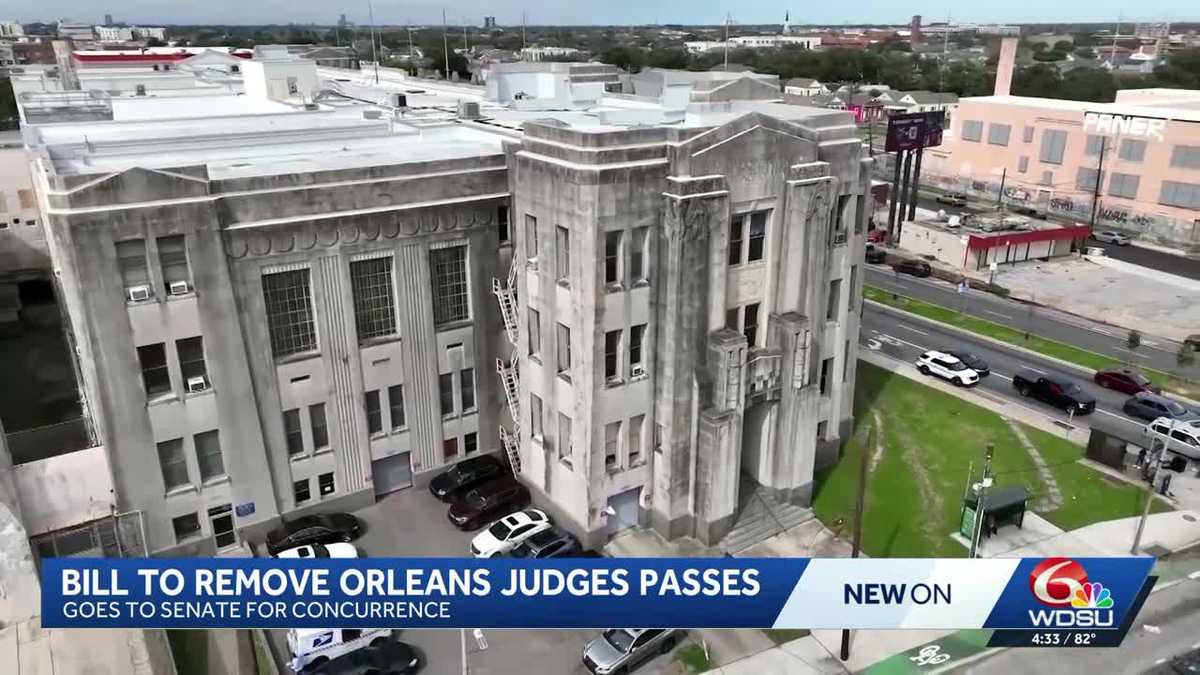 Louisiana House moves to reduce judges in New Orleans