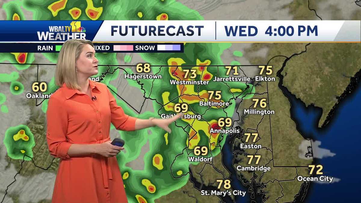 Impact weather as thunderstorms expected Wednesday evening