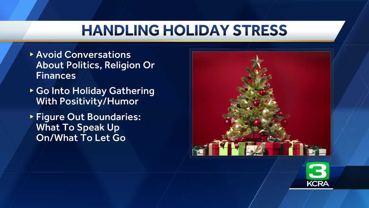 Tips For Handling Holiday Stress, Setting Boundaries At Family Gatherings