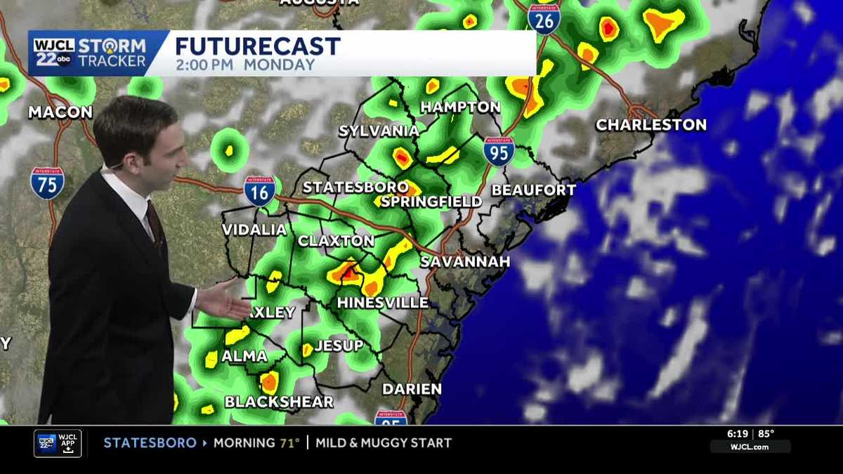 Isolated showers & t-storms in the Memorial Day forecast for Southeast ...
