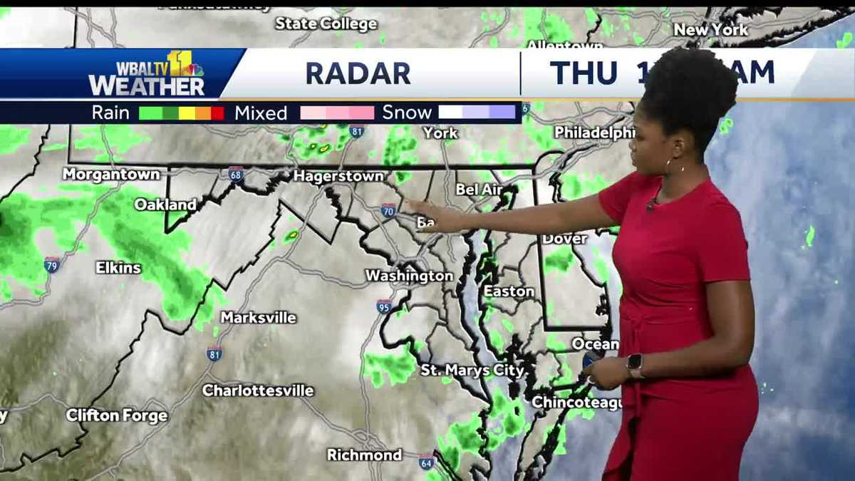 Cooler temps with scattered showers, warmer weekend ahead