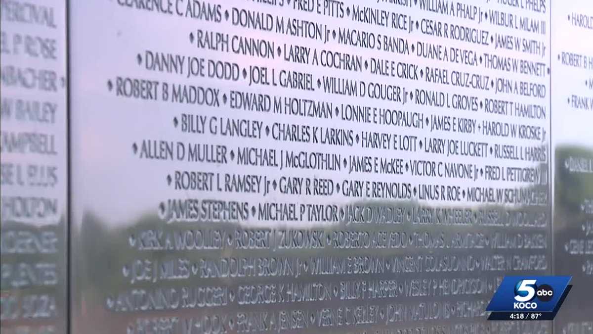 Vietnam War memorial replica opens in Edmond for reflection and remembrance