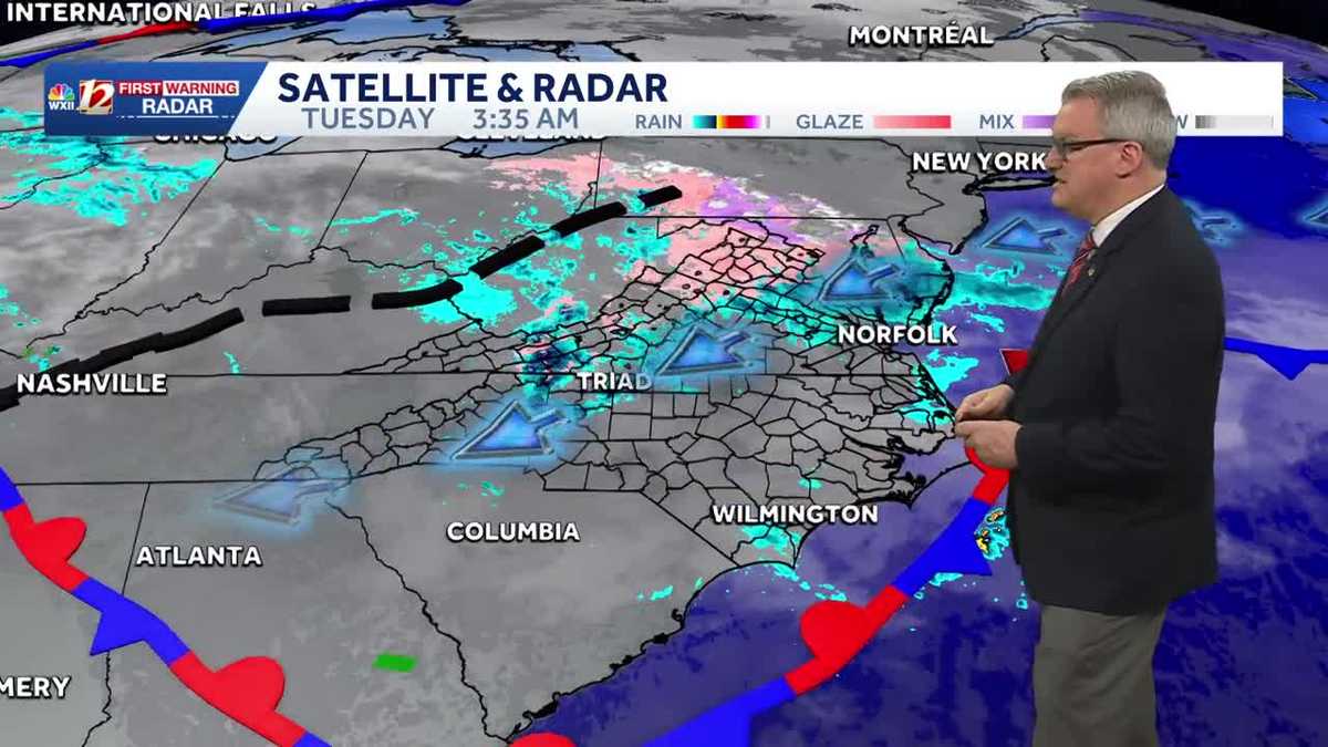 North Carolina voters may need an umbrella when they head to the polls