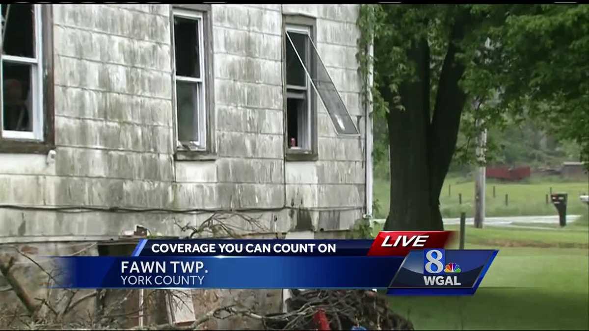 Police: Men crawl out of house fire in York County