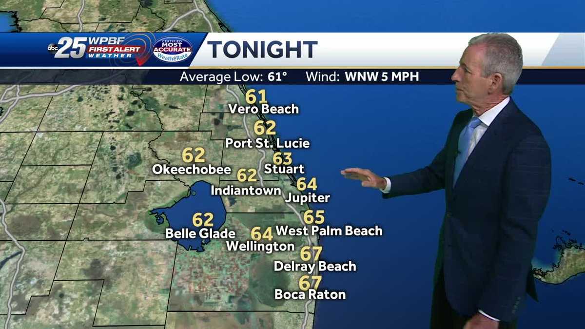 A big cool down is on the way