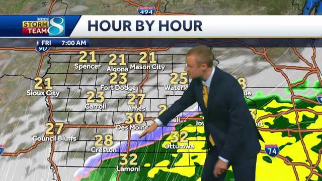 Iowa weather: Wintery mix of rain and snow moving into Iowa this morning - Vimarsana News