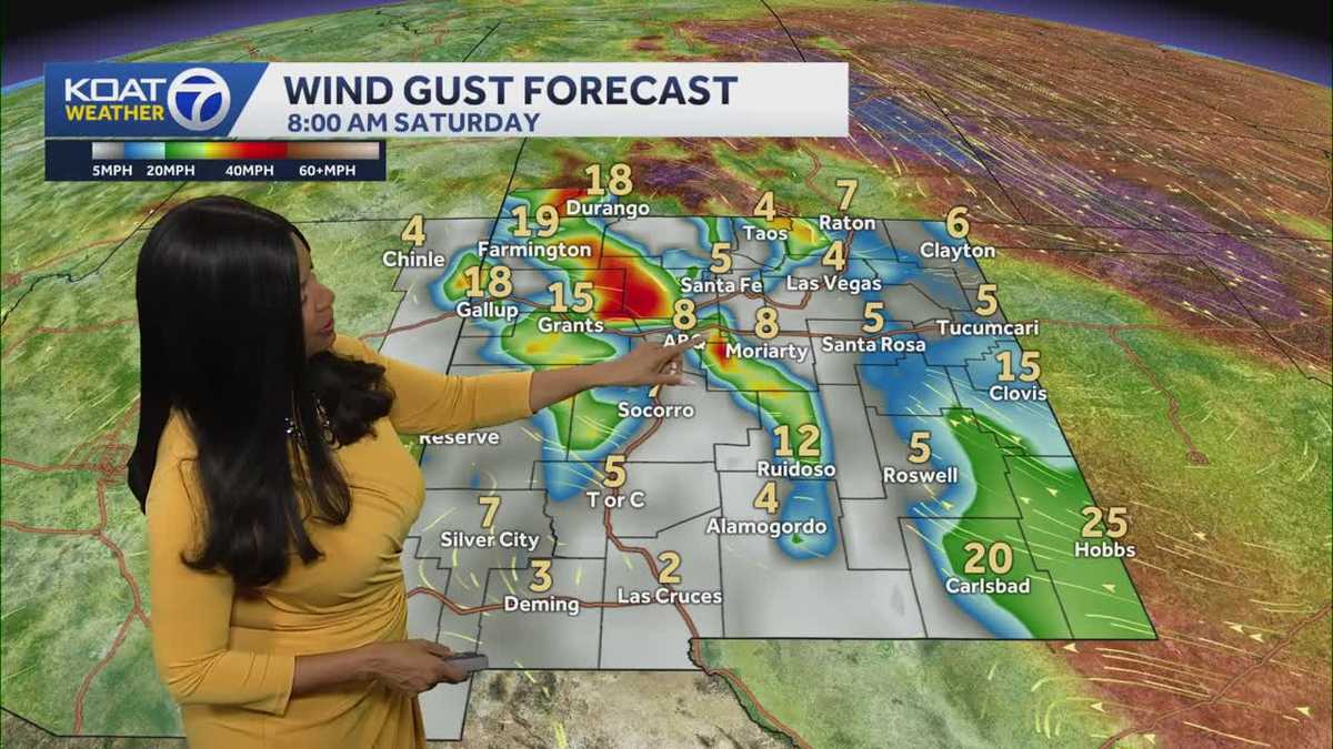Sunny and dry through the weekend for New Mexico