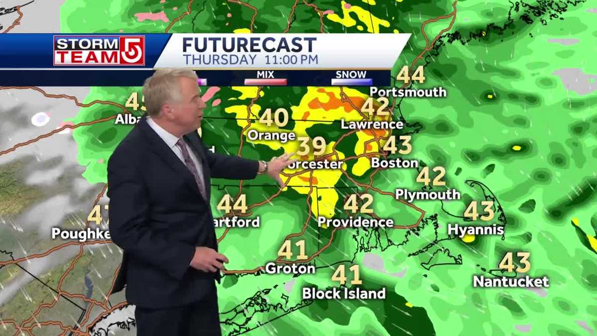 Video: Coastal storm to bring waves of rain into Friday