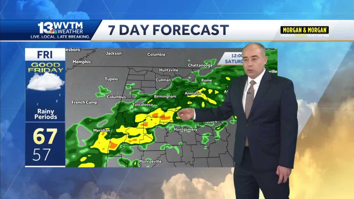 Heavy storms with gusty winds, hail and heavy rain through Thursday morning