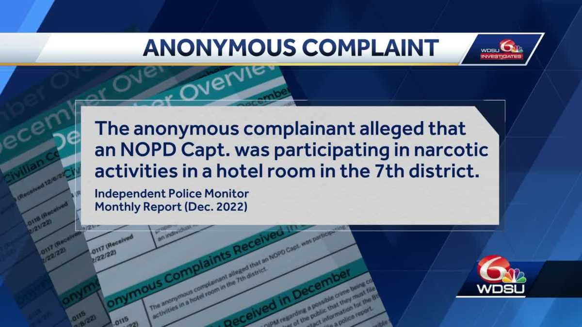 New Orleans IPM Report investigation