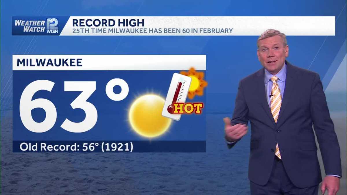 SE Wisconsin feels like spring with temps in the 60s