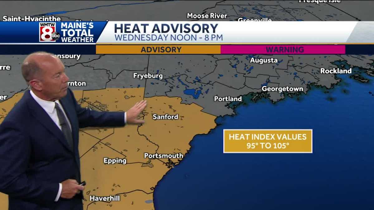 High heat and humidity is on the way - WMTW