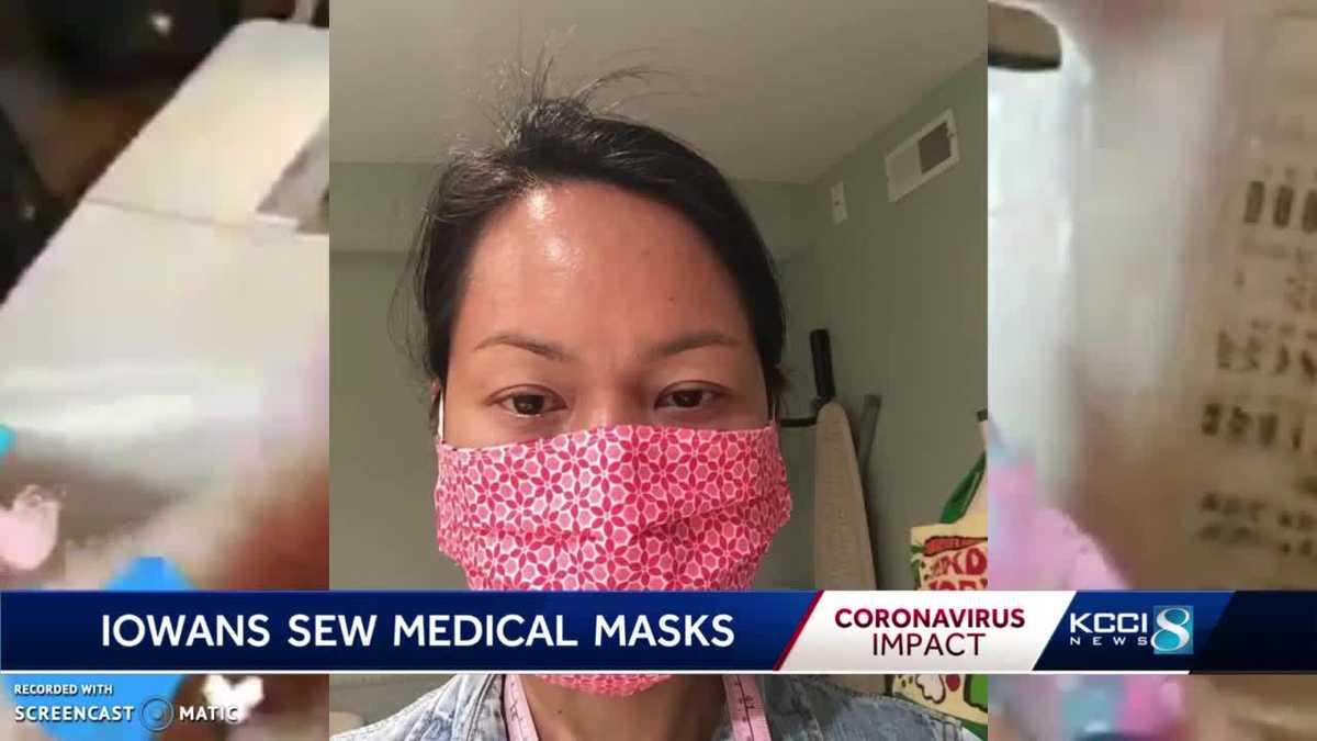 Iowans help make 1,500 medical masks during COVID-19 pandemic