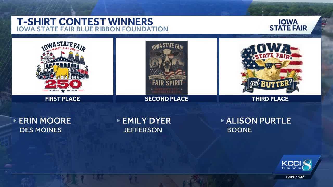 Iowa State Fair reveals winner of T-shirt design contest