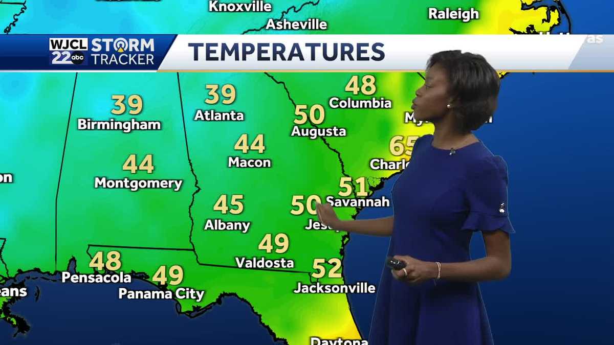 Cooler temperatures through the work week