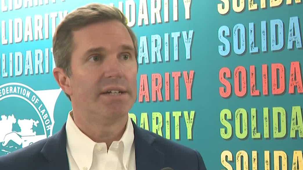 Kentucky Gov. Beshear criticizes Trump in visit to New Hampshire