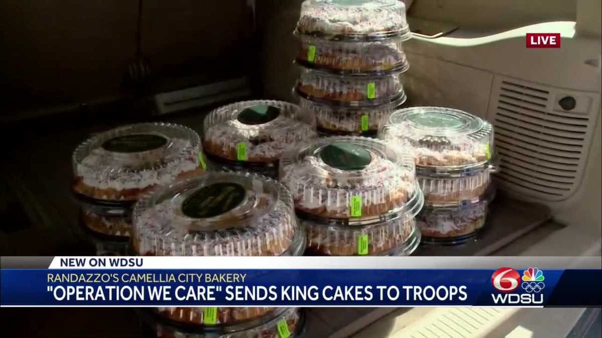 Slidell bakery sending red, white and blue King Cakes to military