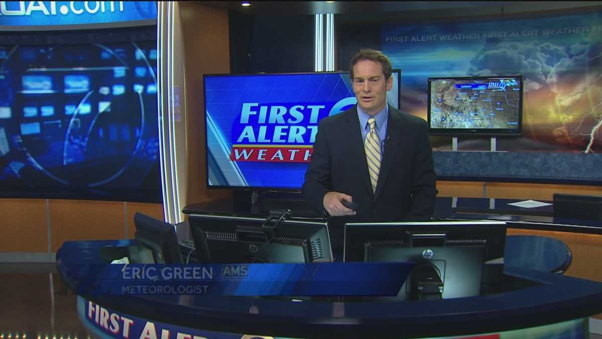 First Alert Weather Sunday Evening Forecast