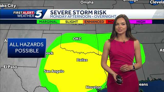 TIMELINE: Severe storms with low tornado threat possible Monday - Vimarsana News