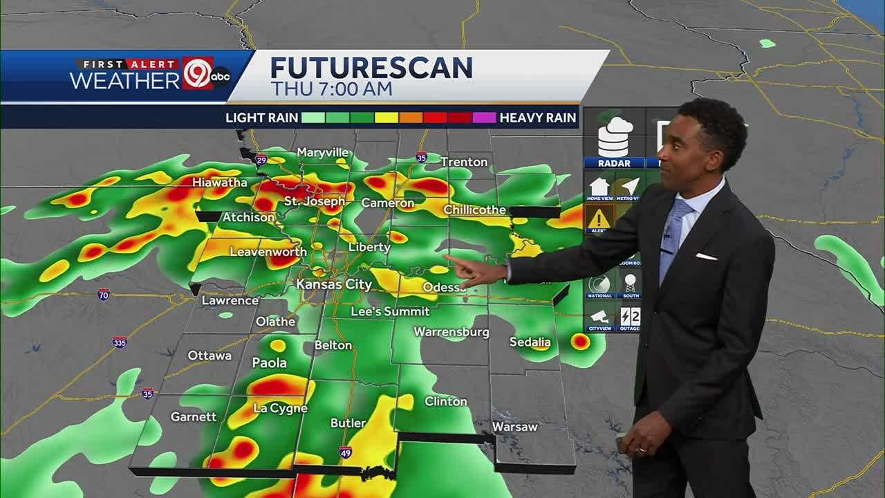 Kansas City Drenched by Overnight Storms Flash Flooding a Growing Concern