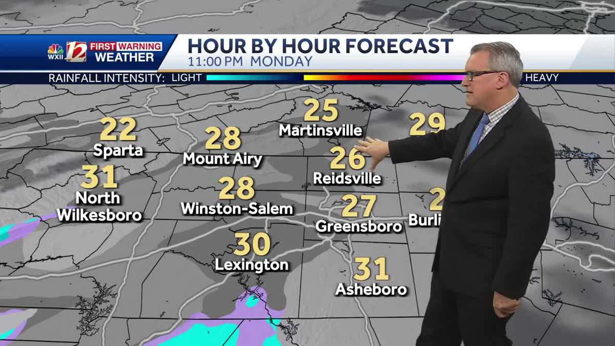 WATCH: Another arctic blast brings a chance for Triad snow showers ...