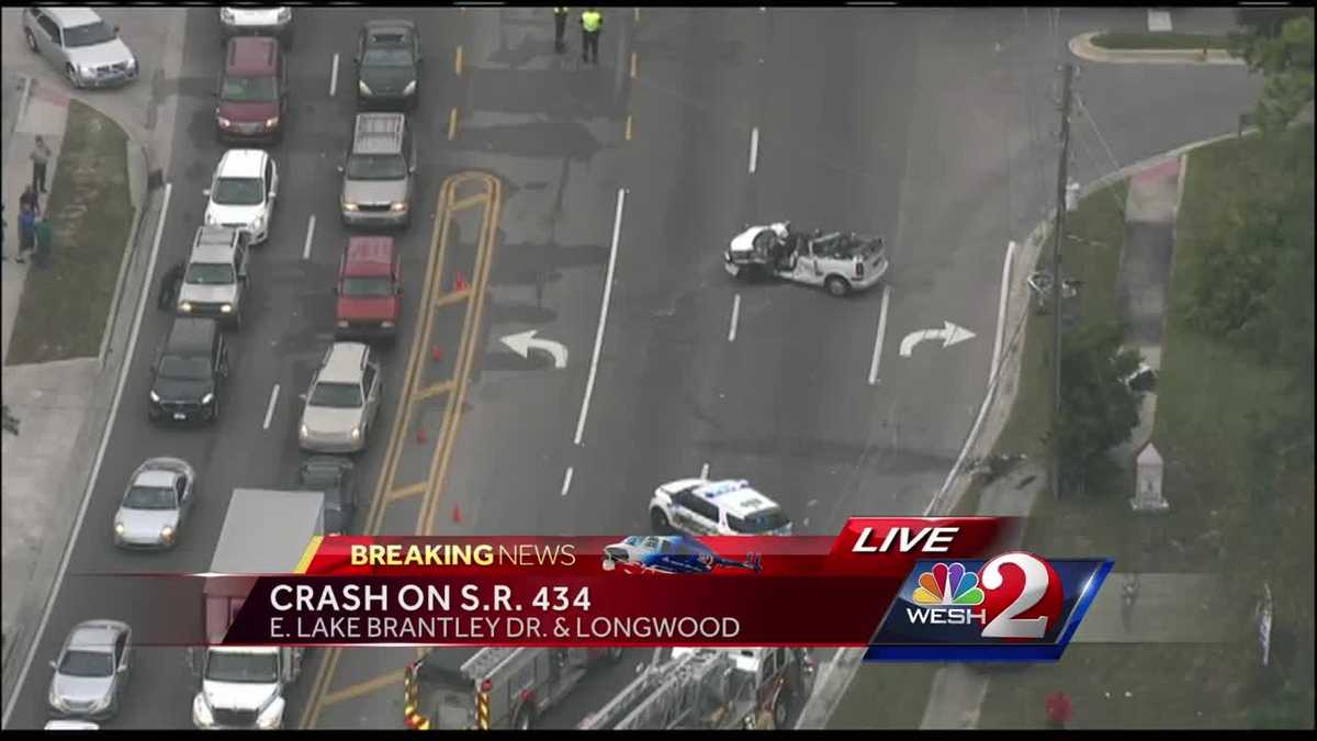 Crash causes delays on SR 434 in Longwood