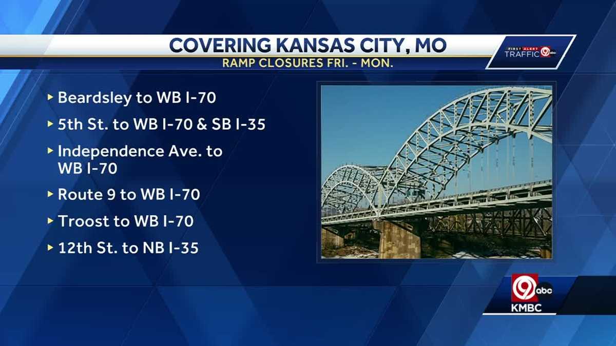 Major traffic impacts in the Kansas City downtown loop this weekend