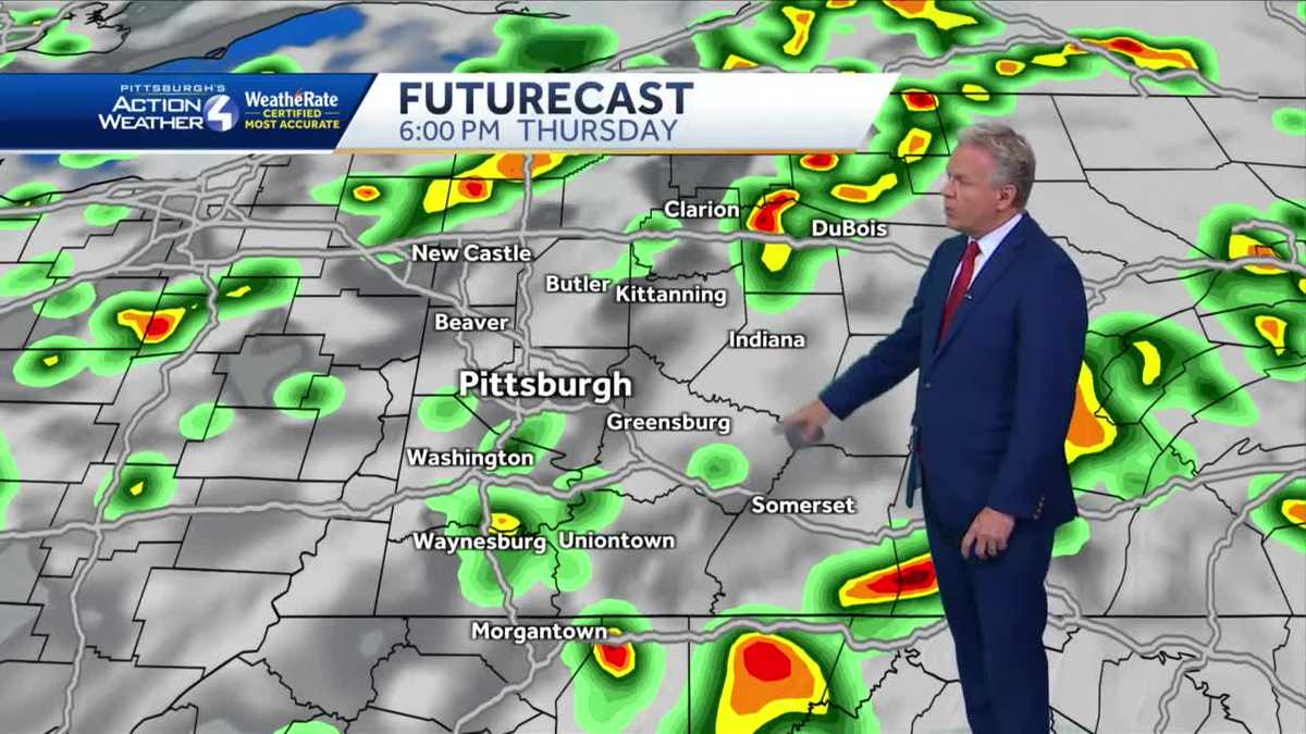 Severe thunderstorm watch in effect for parts of western Pennsylvania