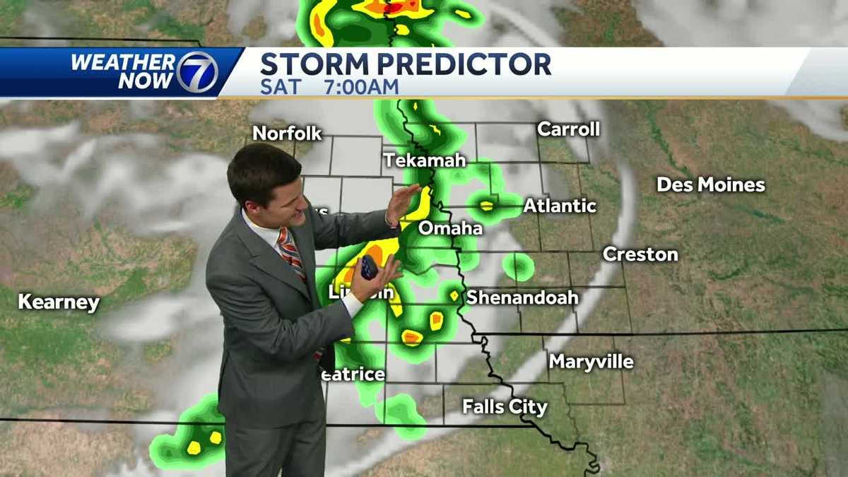 Scattered strong storms possible late tonight, hot and humid for the ...