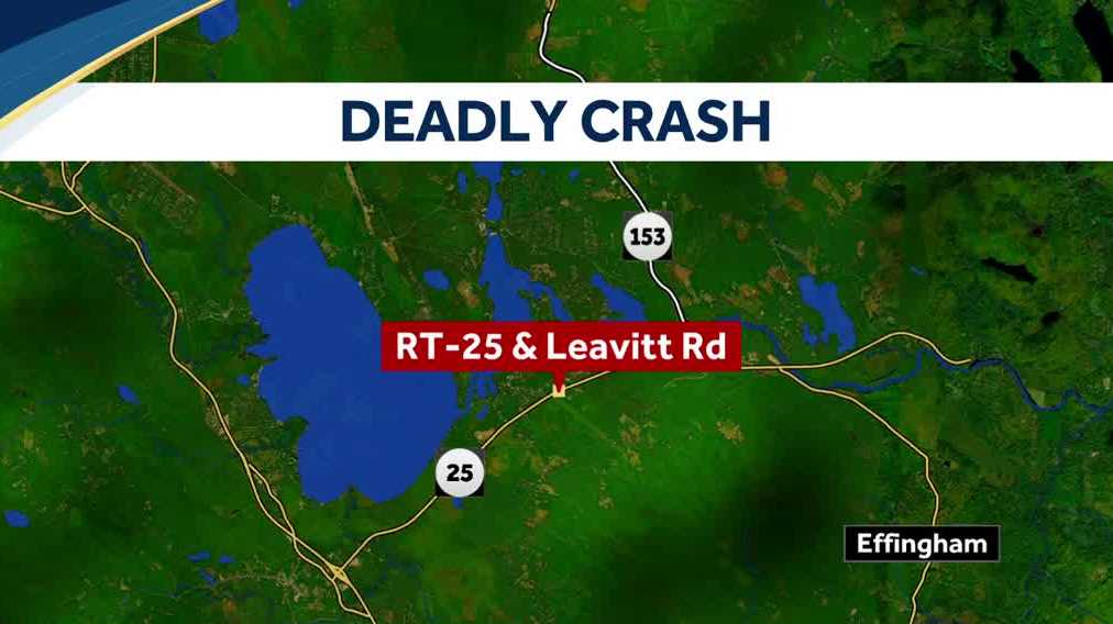 Effingham, New Hampshire motorcycle crash 1 dead