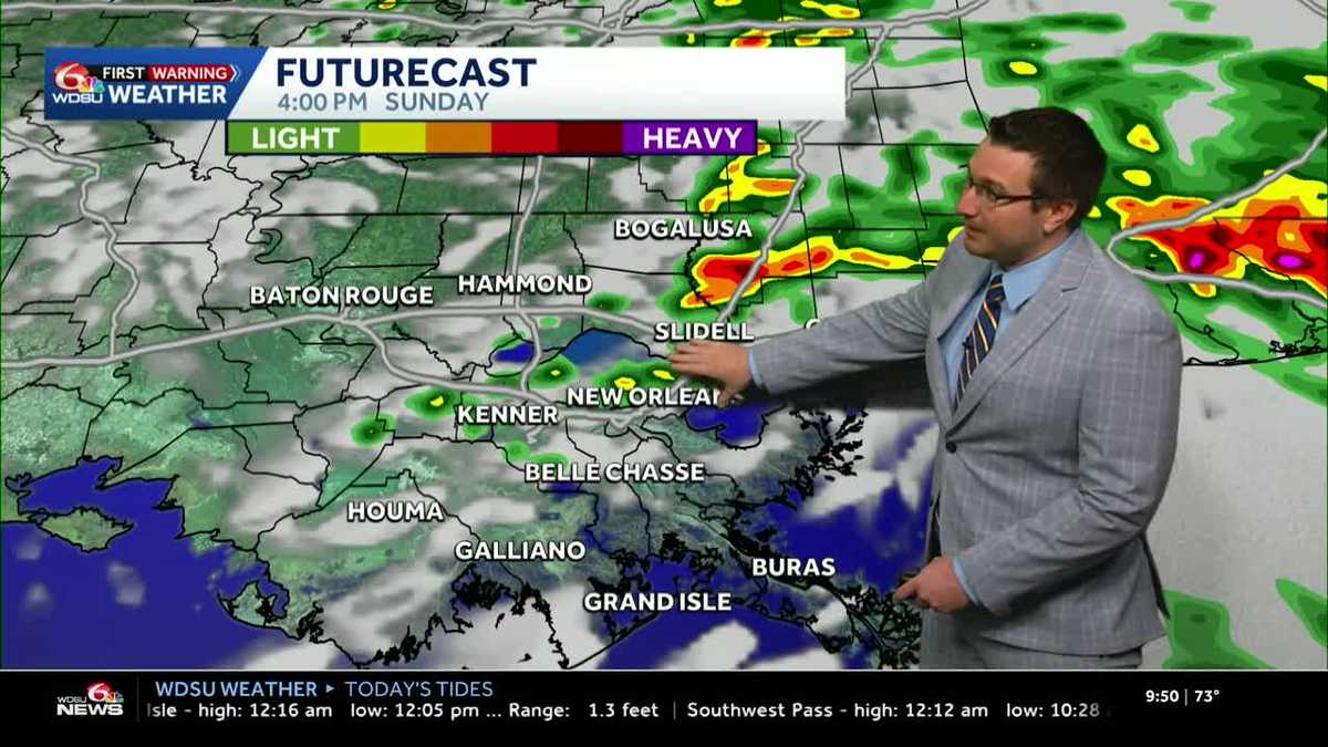 Most of the rain has moved out