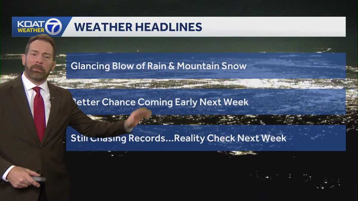 Still running quite warm with a few showers creeping into western New Mexico later today