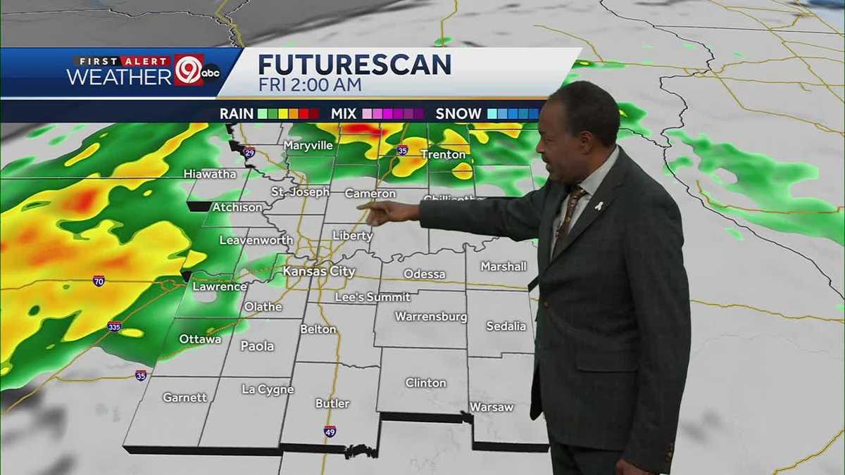 Kansas City weather: Rain clears out for the weekend