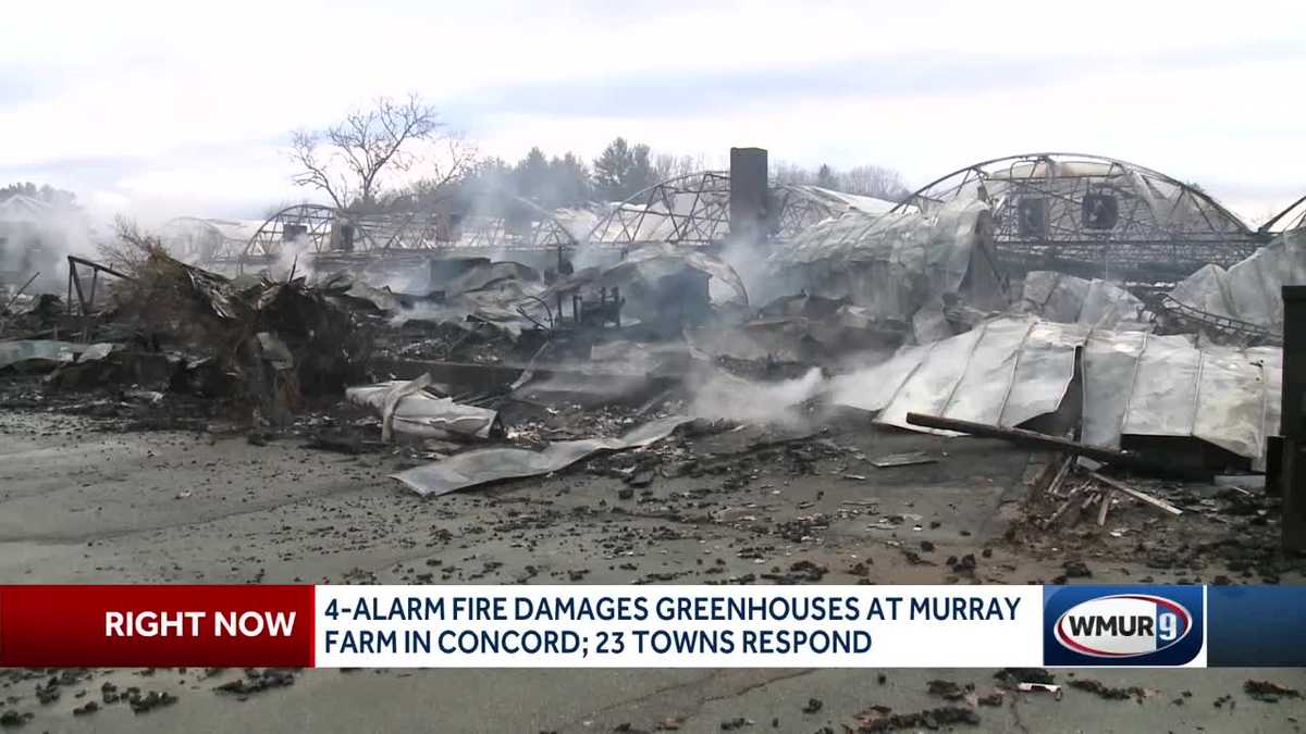 Murray Farms Greenhouse damaged in fire