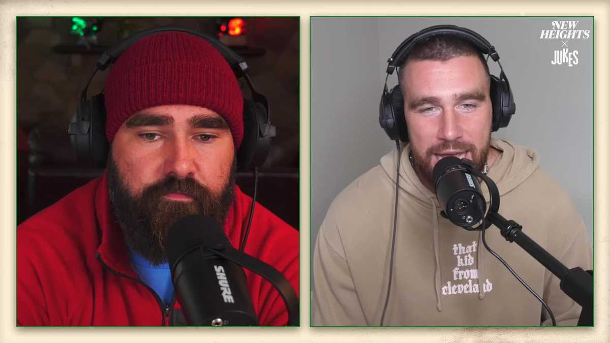 How Travis Kelce And Jason Kelce's New Heights Podcast Comes Together