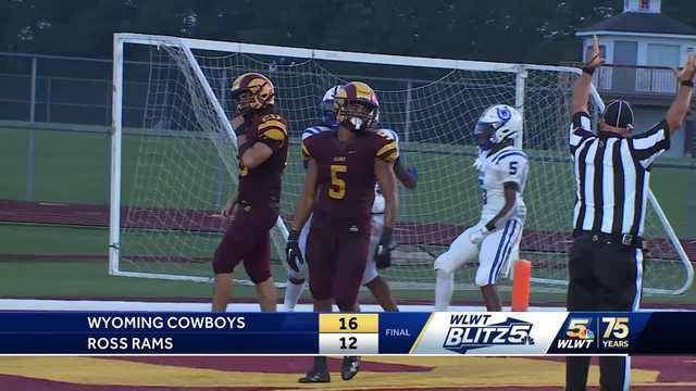 Wyoming Cowboys 16, Ross Rams 12