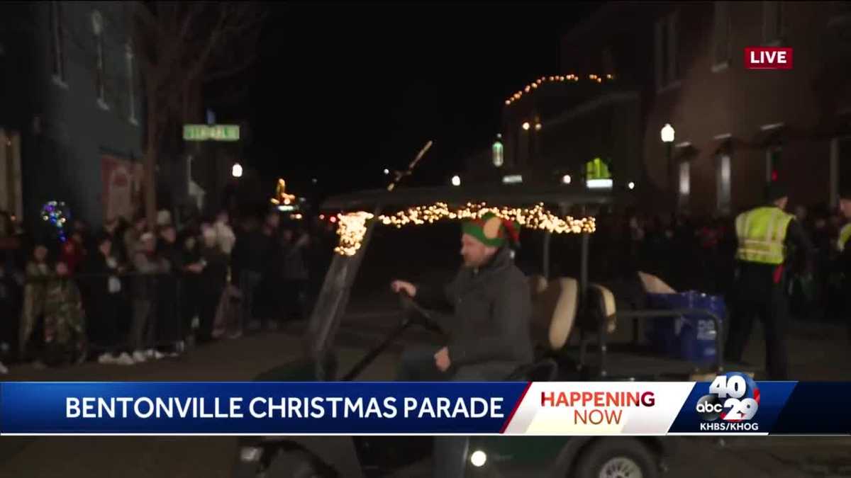 Bentonville Christmas parade returned to downtown Saturday