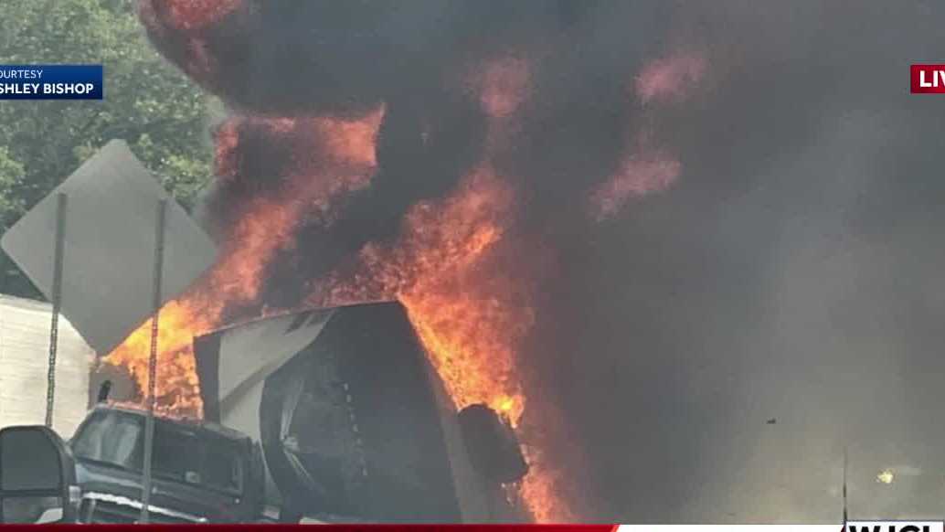 Truck fire on I-95 northbound contained, no injuries reported - WJCL