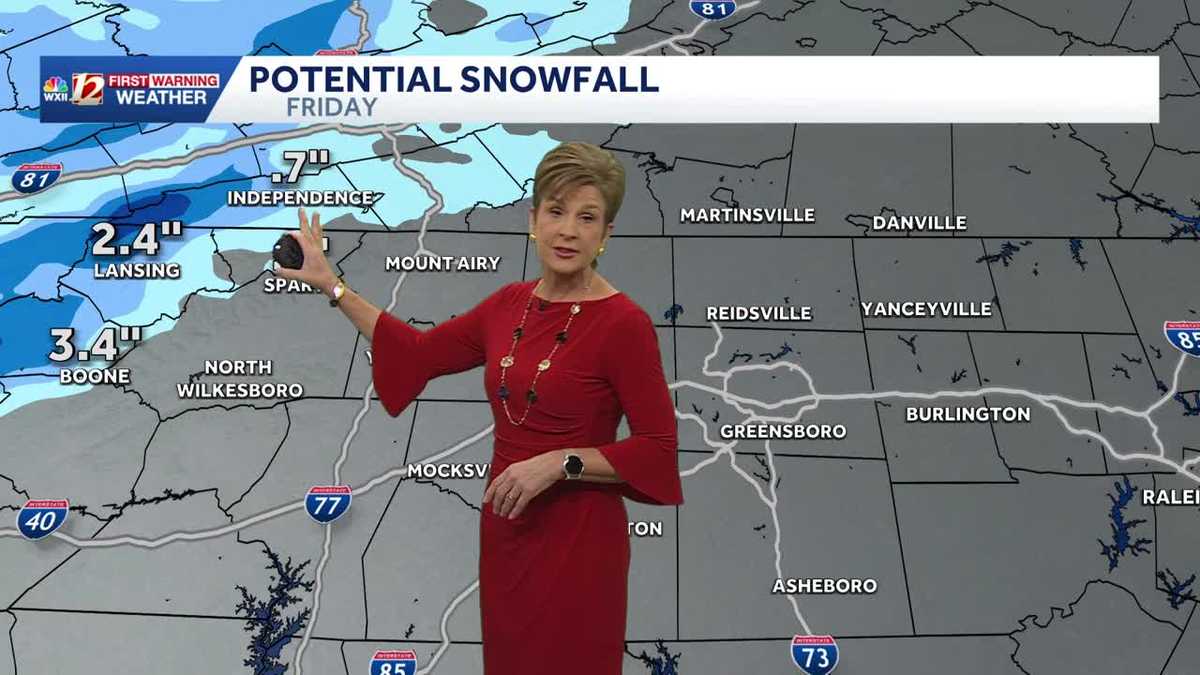 Mild Triad weather through Wednesday ahead of deep chill this week