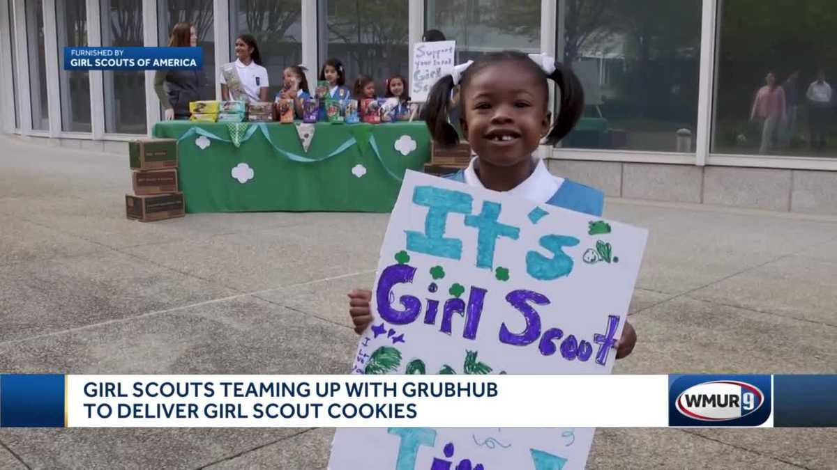 Girl Scout cookies can be ordered through Grubhub