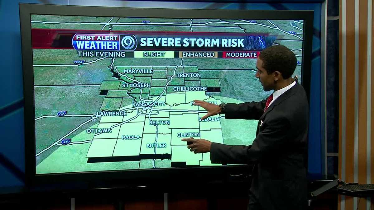 First Alert: Severe storms with damaging wind, hail possible this evening