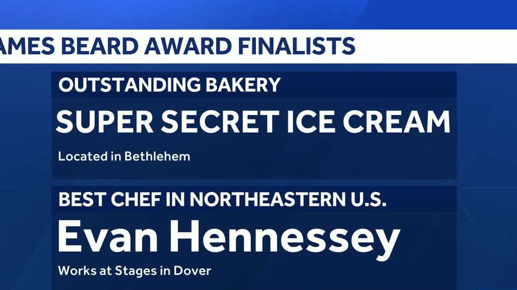 New Hampshire chef, ice cream shop named 2026 James Beard Award finalists