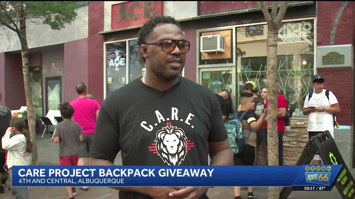 Giving back: UFC fighter Jon Jones helps students get ready for new year