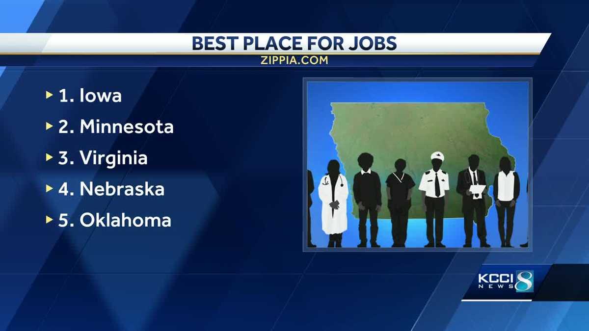 Iowa named best state for jobs