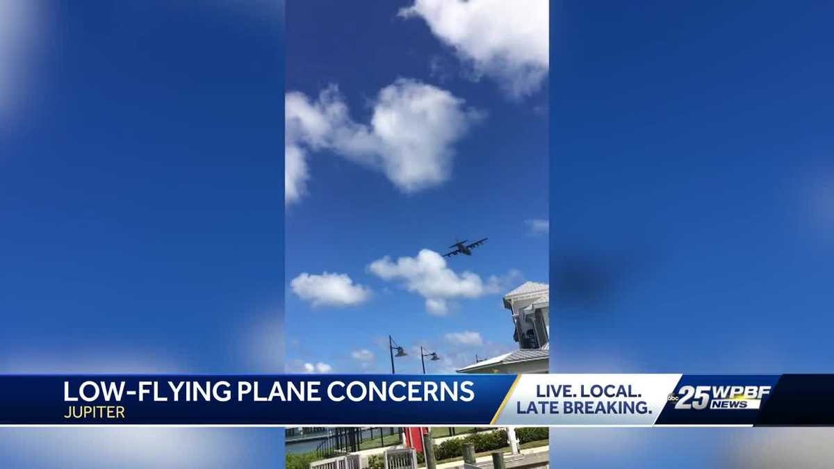 Lowflying military aircraft spotted flying in Jupiter